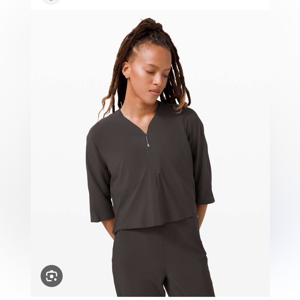 Lululemon Athletica Dark Gray Sarala  top